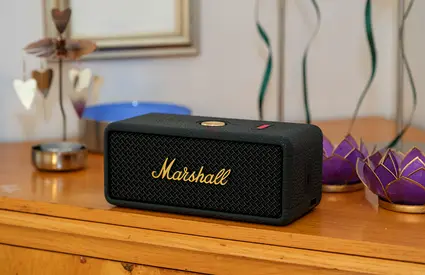 Marshall Emberton Portable Bluetooth Speaker - Good Condition. Location abudabi bus station