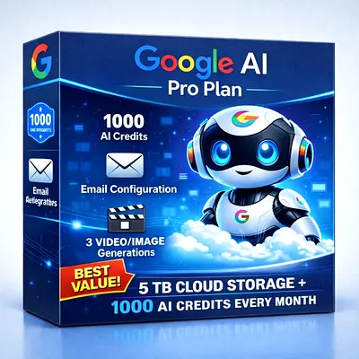 Google Gemini Pro Plan — 5TB Drive + Gemini 3 Pro Access 18 months Subscription...