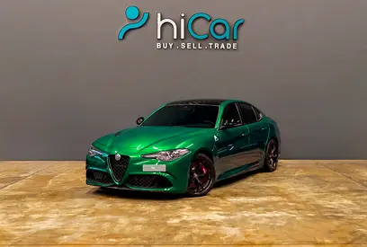 AED 4,599 P.M • 0% Downpayment • Alfa Romeo Giulia Quadrifoglio • Agency Warranty