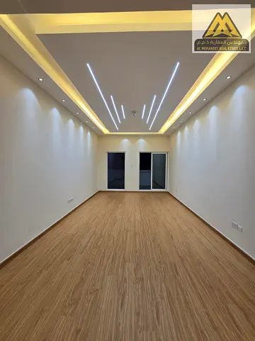 Massive 1-Bedroom Apartment with Garden View for Annual Rent - Ajman One Towers, Al Rashidiya 3