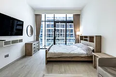 Fully Furnished | Spacious Studio | Azizi Riviera 15