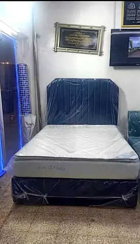 Single bed frame with mattress - like new, still wrapped