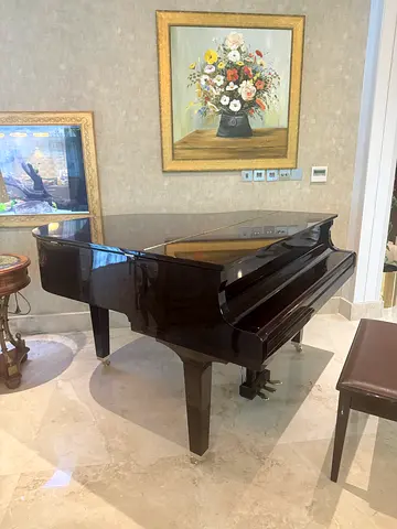 Used Black Baby Grand Piano - Good Condition