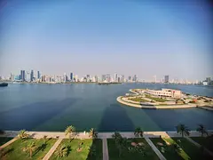 4-bedroom apartment for annual rent in Al Majaz 3, Sharjah | Sea view | Maid's room | Air condit
