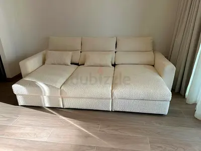Ikea Eskilstuna L Shape Sofa bed with storage