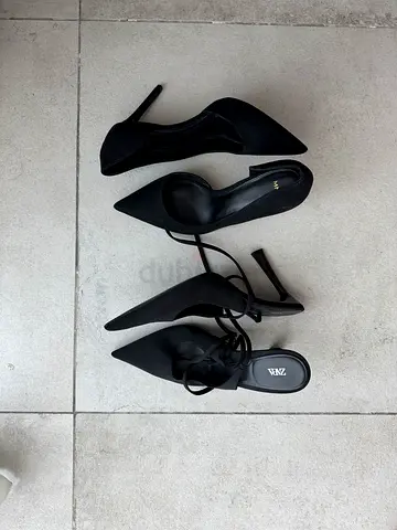 Black Heels: 2 for 1 (UK 7)