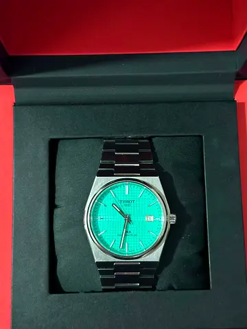 Tissot Prx Powermatic 80- Tiffany Blue dial 40mm full set-Excellent condition