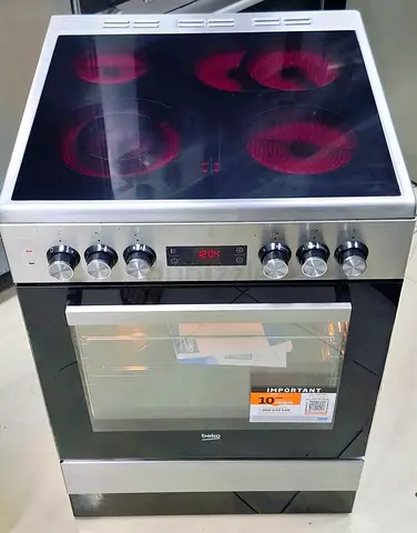 Beko 4 Hobs Electric Ceramic Cooker 60 cm – Premium European Quality