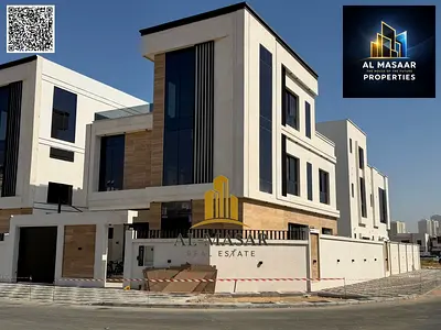 Modern three-story corner villa in the Al-Yasmeen area; freehold ownership available to all nationalities.