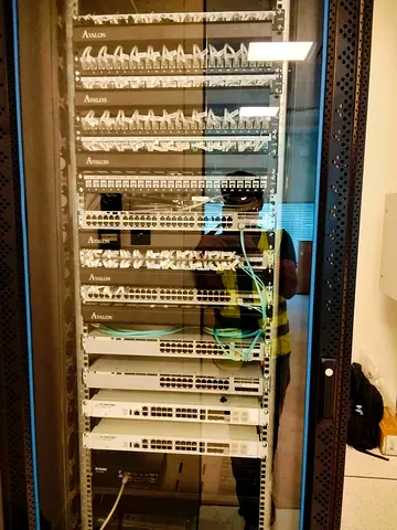 Assalamualaikum   Network Technician | Rack Build | Fiber Patching | Dubai