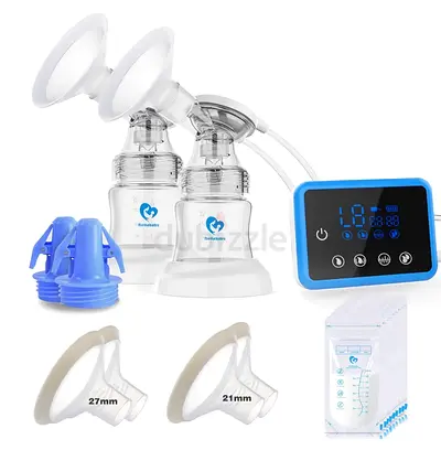 Double Electric Breast Pump with Bottles, Dual $%!#$ Set and Storage Bags