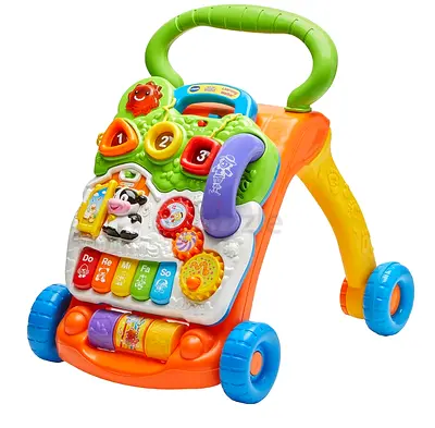Baby Walker Activity Push Toy with Musical Keyboard and Phone