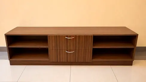 TV Table with central drawers