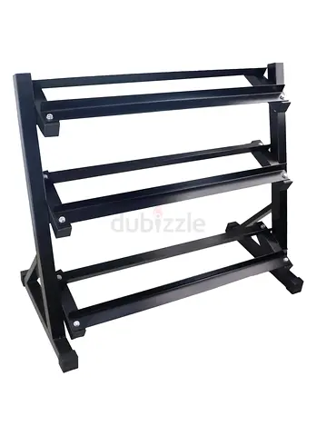 Heavy-Duty 3-Tier Dumbbell Rack