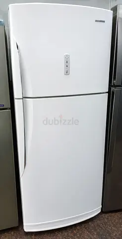 Used Samsung top-freezer refrigerator in good working condition