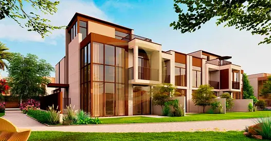 فيلا من 4 غرف نوم مواجهة للحديقة | مدن الرنيم 5 | تصميمات داخلية مفروشة