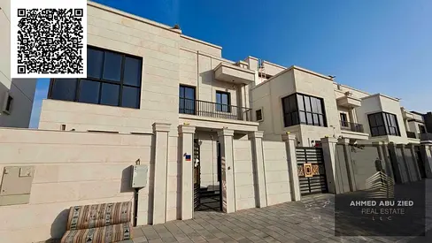 ✨ Luxury villa with 7 very spacious bedrooms, majlis and large living room, equipped kitchen, 8 bathrooms, full landlord maintenance, near Mohammed Bi