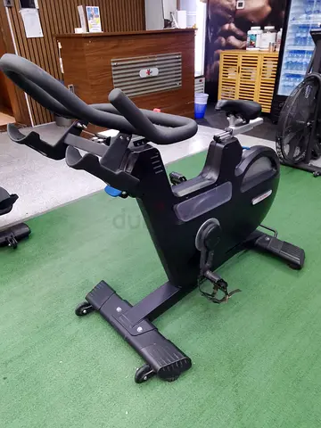 Sturdy Black Indoor Stationary Spinning Bike