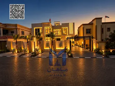 Luxury Villa for Sale in Al Yasmeen Ajman | 5 Bedrooms | Rooftop | AED 4.5M | Including electricity