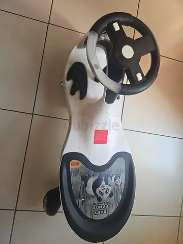 Little Tikes White Ride-On Car with Steering Wheel - Good Used Condition