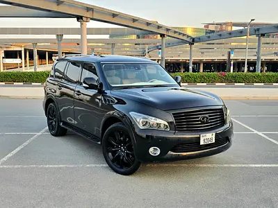 BLACK EDITION / 2 Keys | Infiniti QX56 Luxury 2012 GCC Specifications ( Single Owner )
