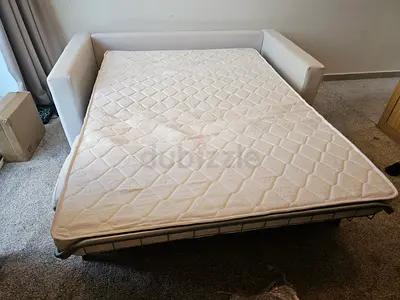 Italian comodo two seater sofa bed with mattresses