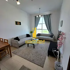 Furnished one-bedroom apartment for monthly rent ✅ in Ajman - Khalifa Street, City Towers ✔️ I