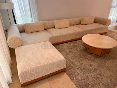 LUXURY L-SHAPED SECTIONAL SOFA SET FOR SALE ✨