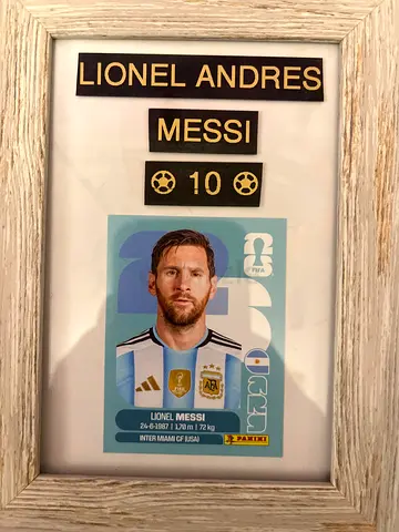 Lionel Messi Panini sticker