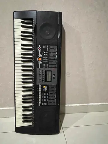 61-Key Electronic Keyboard MK-906 with Stand – USB/MIDI, Good Working Condition