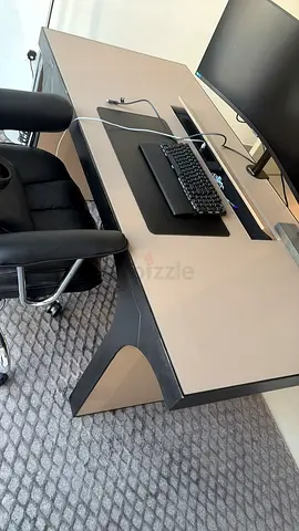 Ebarza Full Leather Office Desk