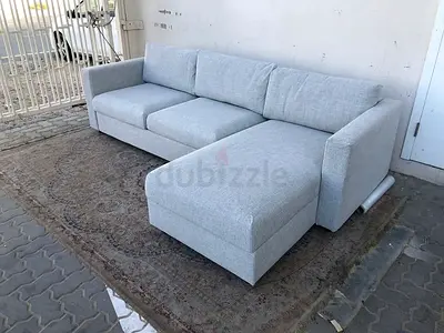 Ikea vimle L Shape Sofa bed with storage beige color