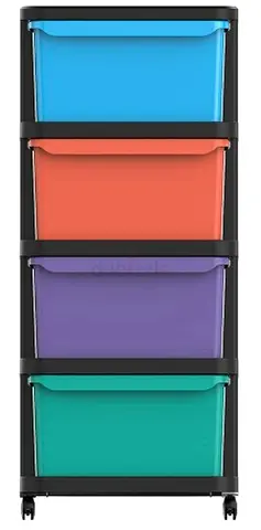 Cosmoplast 4 Drawer storage cabinet for sale