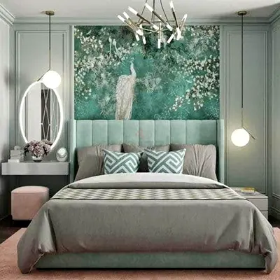 Modern Upholstered Bed Frame with Fluted Headboard king size(200×180)