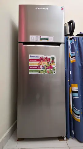 Westpoint 2-Door Refrigerator - Silver, Perfect Working Condition