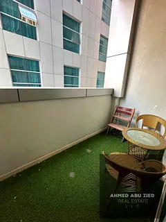 Furnished one-bedroom apartment for annual rent in Ajman, City Towers, Al Nuaimiya 3, Khalifa Main S