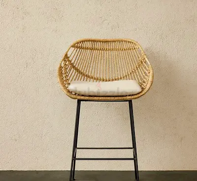 Unused (New) Zanzibar Rattan Counter Stools ( 2 pcs)
