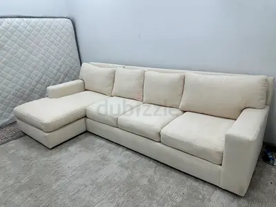 Same like new condition cratebarrel lshape sofa