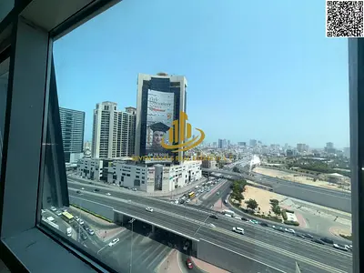 Two bedrooms and a living room with an open view in City Tower with a deposit of 239,000 dirhams