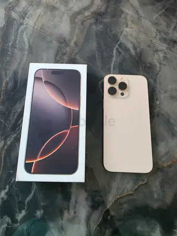 Iphone 16 pro max with box 256 gb tra