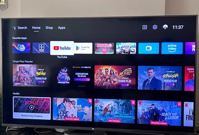 55 -inch Smart LED TV with Android TV — Good Working Condition