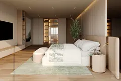 Furnished Studio | Binghatti Hillcrest | Skyline & Pool Views