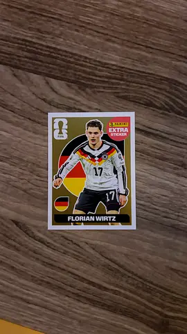 GOLD Florian Wirtz Extra Sticker Panini World Cup 2026
