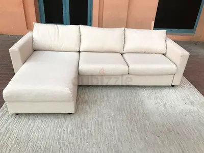 Ikea vimle L shape sofa bed Beige Excellent Condition