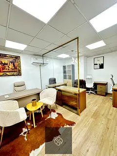 Independent Office Near BurJuman Metro | 450 SQFT | 2 Private Cabins.