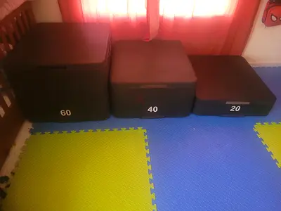 Technogym Soft Plyometric Box Set (20cm, 40cm, 60cm) - Excellent Condition