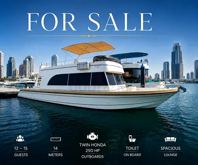 47ft Motor Yacht – 2024 – Only 20 Engine Hours