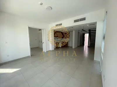 4BR Villa | Shams Townhouses | Community View | Unfurnished Corner Home