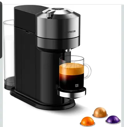 Nespresso Vertuo Next Coffee  Espresso Machine - Black Metallic- used several times
