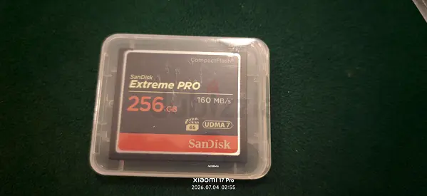 SanDisk Extreme PRO 256GB CompactFlash (160MB/s) - new Condition